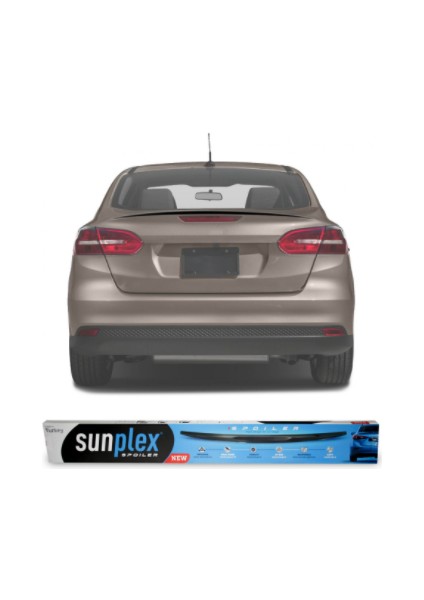 Sunplex Ford Focus 3/4 Sedan Bagaj Üstü Spoiler Piano Black 2011-2017 fiyatları
