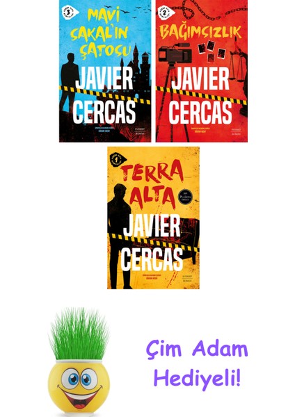 Javier Cercas 3 Kitap Seti + Çim Adam Hediye