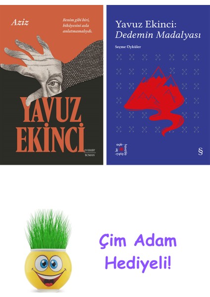 Yavuz Ekinci 2 Kitap Seti + Çim Adam Hediye
