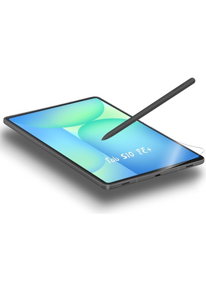 Samsung Galaxy Tab S10 Fe Plus SM-X620 Uyumlu Paperlike Kağıt Hissi Yazım Çizim Ekran Koruyucu Film