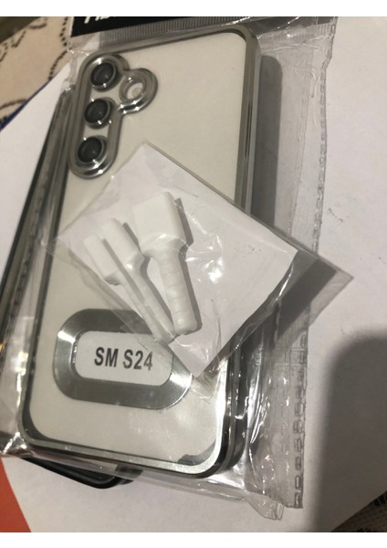 2 Adet Samsung S24 Kılıf+Kablo Koruyucu modelleri