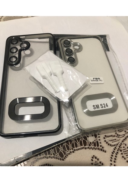 2 Adet Samsung S24 Kılıf+Kablo Koruyucu indirimleri