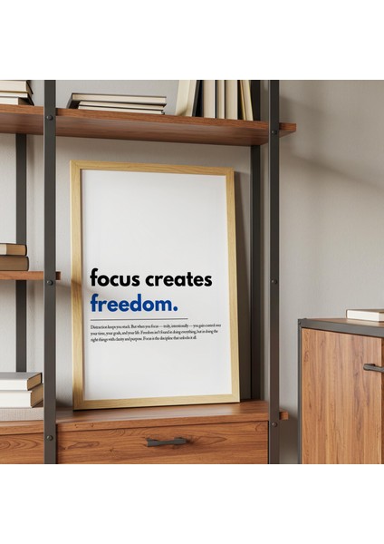 Odaklanma Özgürlük Yaratır: Motivasyonel Tipografi Sanatı ( ) fırsatları