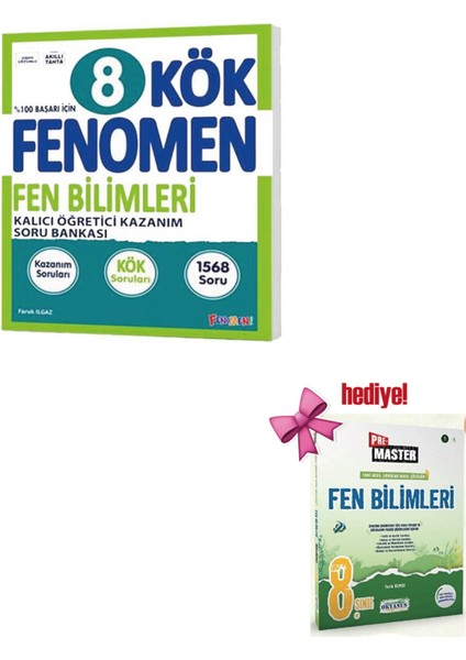 Fenomen 8. Sınıf Lgs Kök Fen Bilimleri Soru Bankası + Okyanus Fen