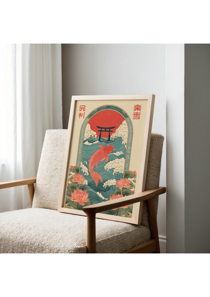 Japon Halk Sanatı Koi Balığı fiyatları