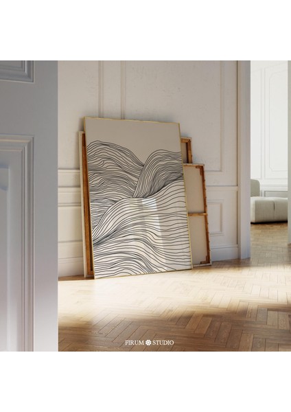 Minimalist Çizgiler Sanatı, Nötr Bej, Bej Sanatı