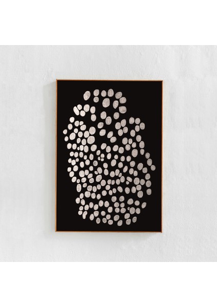 Büyük Soyut Sanat Sanat Soyut Poster Iskandinav Modern Minimalist Sanat, Siyah Beyaz Sanat