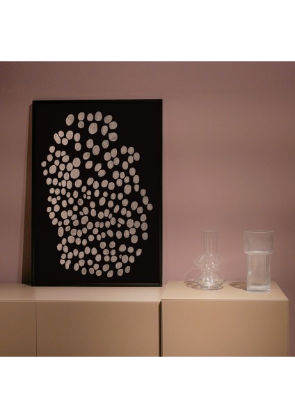 Büyük Soyut Sanat Sanat Soyut Poster Iskandinav Modern Minimalist Sanat, Siyah Beyaz Sanat modelleri