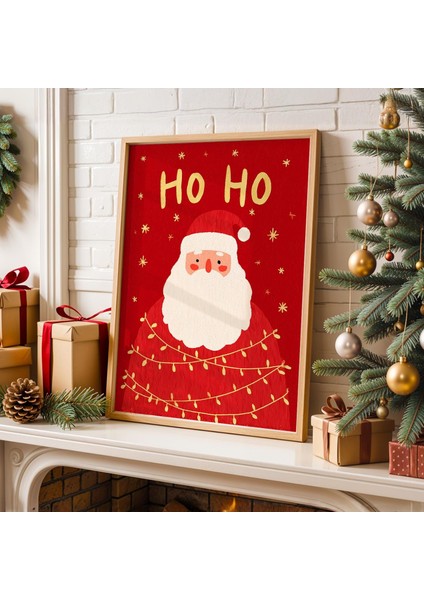 Vintage Noel Baba: Kırmızı "ho Ho" Tatil Dekoru ( & ) fırsatları