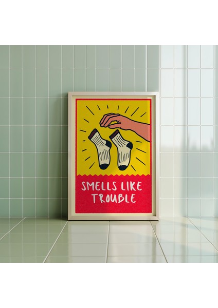 Komik Banyo Posteri: Sorun Kokuyor, Tuhaf Çorap Sanatı (& Dosyalar) fırsatları