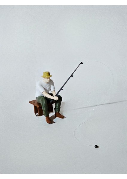 Balıkçı Adam Akvaryum Dekoru Haki fiyatları