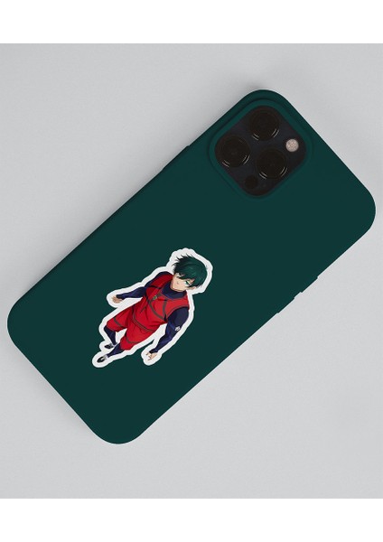 Bluelock-Rin Itoshi-Parlak Kağıt -2li Sticker Set-Telefon Süsleme Blue Lock Etiket modelleri