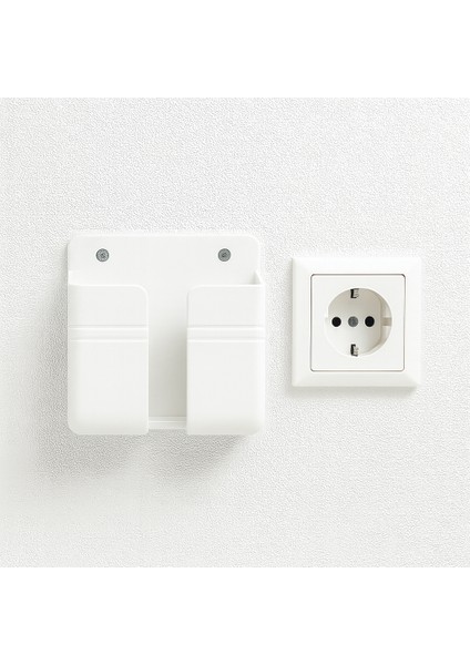 2 Adet Güçlü Yapışkanlı Çok Amaçlı Telefon, Kumanda Tutacağı Telefon ve Kumanda Standı Beyaz indirimleri