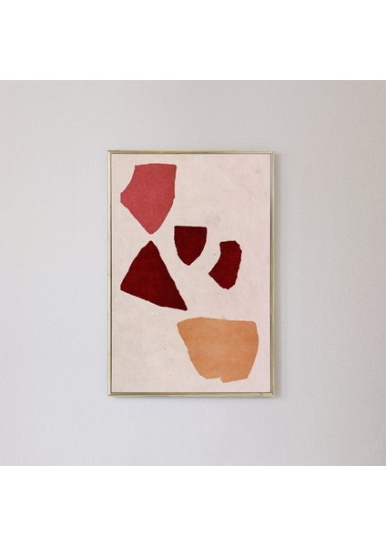 Koyu Kırmızı Soyut Sanat, Büyük