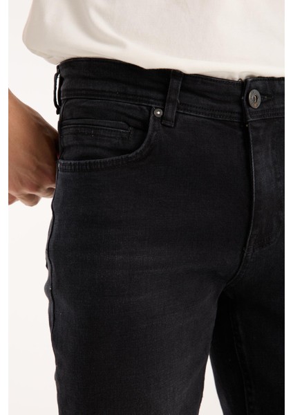 Erkek Regular Likralı Esnek Kot Pantolon Jean - %98 Pamuk %2 Lycra modelleri