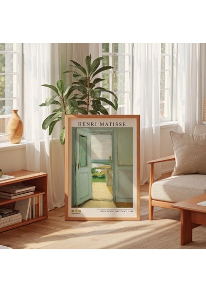 Henri Matisse Açık Kapı Tablosu, Henri Matisse, Matisse Duvar Sanatı