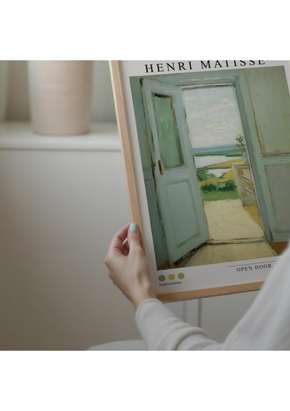 Henri Matisse Açık Kapı Tablosu, Henri Matisse, Matisse Duvar Sanatı modelleri