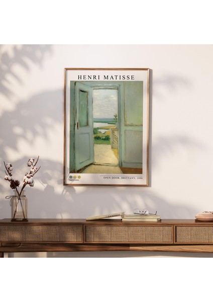 Henri Matisse Açık Kapı Tablosu, Henri Matisse, Matisse Duvar Sanatı