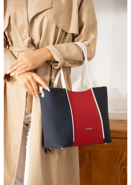 Kadın Büyük Boy Lüks El ve Omuz Çantası Ebat 24 x 33 cm