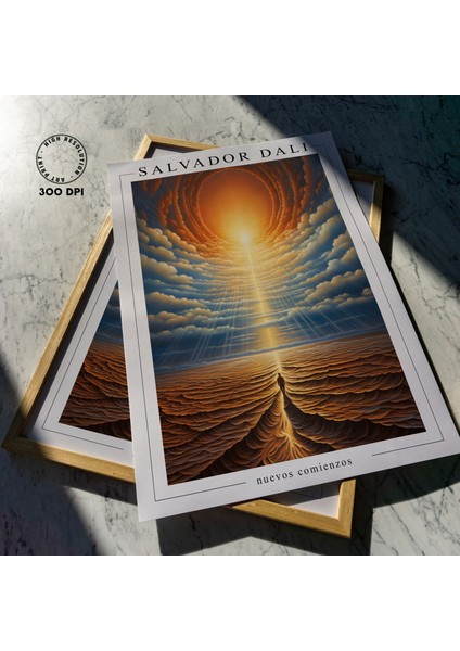 Salvador Dali Yeni Başlangıçlar Posteri, Salvador Dali, Gerçeküstü Resim, Sergi Posteri indirimleri