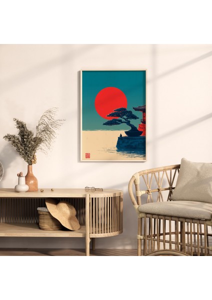 Japon Zen Sanatı: Bonsai Ağacı, Kırmızı Güneş ( & ) indirimleri