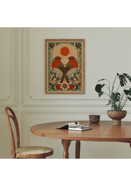 Avrupa Robin: Vintage Botanik Halk Sanatı ( ) modelleri