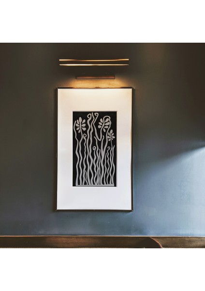 Sanat: Soyut Bitkiler Sanat Posteri. Siyah Beyaz Duvar Sanatı, Iskandinav Bohem Eklektik Ev Dekorasyonu indirimleri