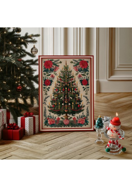 Iskandinav Noel Ağacı: Halk Sanatı Tatil Dekoru ( & ) fiyatları