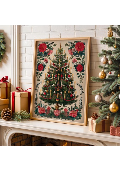 Iskandinav Noel Ağacı: Halk Sanatı Tatil Dekoru ( & ) modelleri