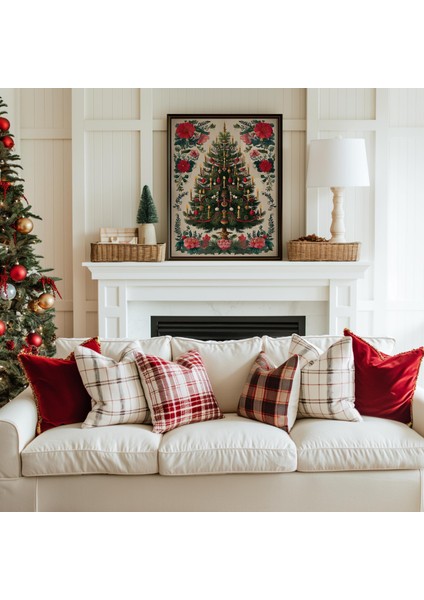 Iskandinav Noel Ağacı: Halk Sanatı Tatil Dekoru ( & ) fırsatları