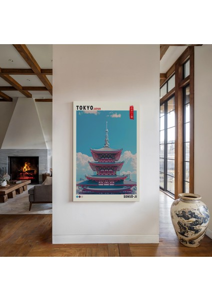Senso-Ji Tapınağı Posteri, Tokyo Japonya Duvar Sanatı, Japon Duvar Sanatı fiyatları