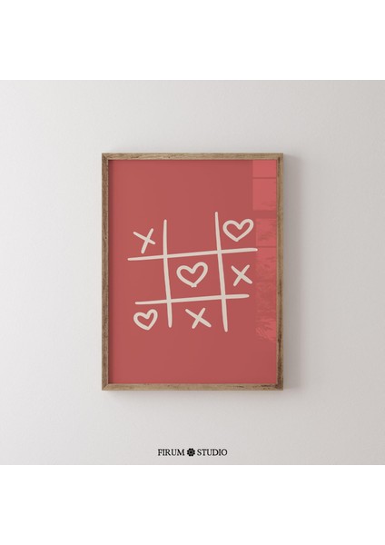 Üç Taş Kalpler Sevgililer Günü Sanatı - Sevimli Kırmızı Yurt Odası Duvar Dekoru fiyatları