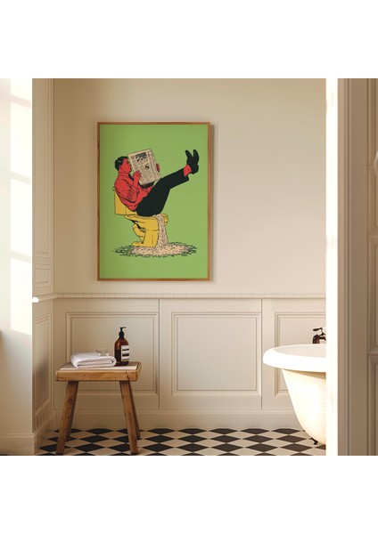 Komik Banyo Sanatı: Retro Tuvalet Gazetesi (, / Dosya)