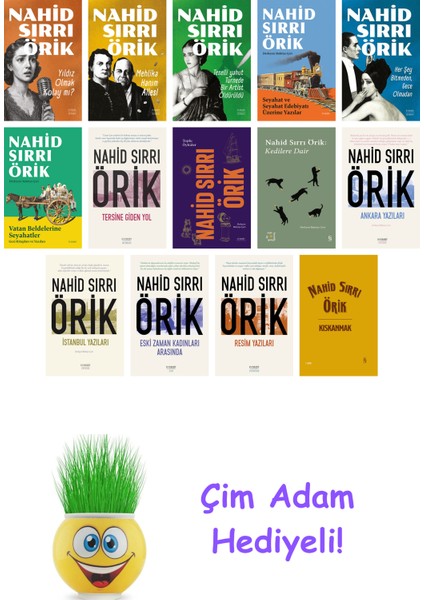 Nahid Sırrı Örik 14 Kitap Seti + Çim Adam Hediye