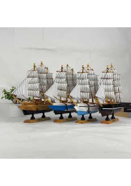 Bakgelal El Yapımı Ahşap Yelkenli Gemi Modeli 24 cm – Ev ve Ofis Dekoratif Masa Üstü Denizci Temalı Maket indirimleri