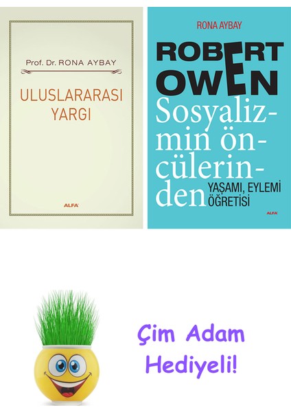 Rona Aybay 2 Kitap Seti + Çim Adam Hediye