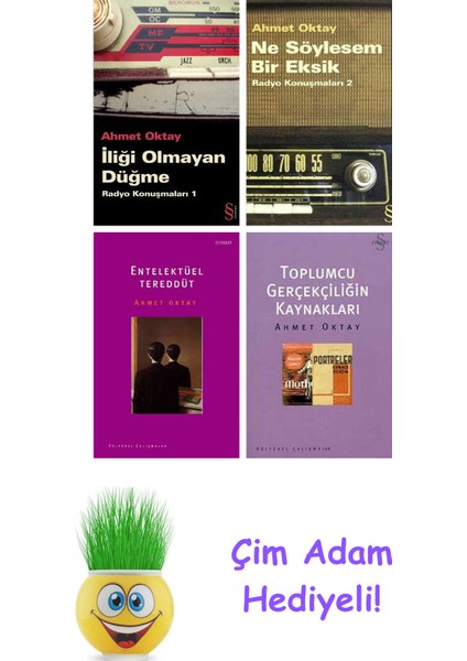 Ahmet Oktay 4 Kitap Seti + Çim Adam Hediye
