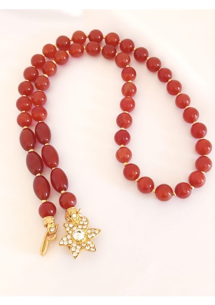 Karneol Akik Özel Tasarım 50 Cm. Kolye fiyatları