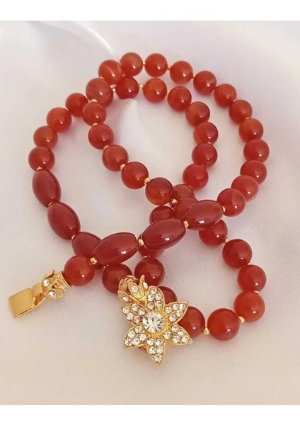 Karneol Akik Özel Tasarım 50 Cm. Kolye modelleri