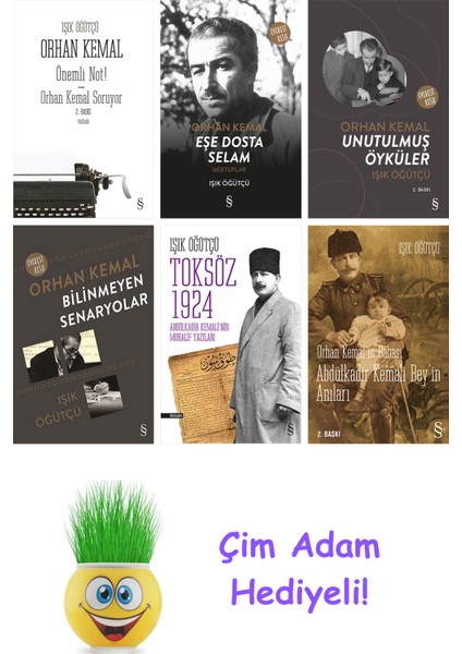 Işık Öğütçü 6 Kitap Seti + Çim Adam Hediye
