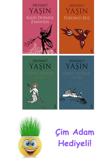 Mehmet Yaşın 4 Kitap Seti + Çim Adam Hediye