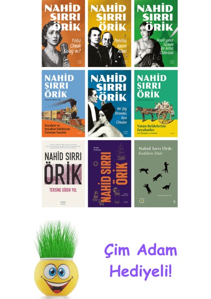 Nahid Sırrı Örik 9 Kitap Seti + Çim Adam Hediye