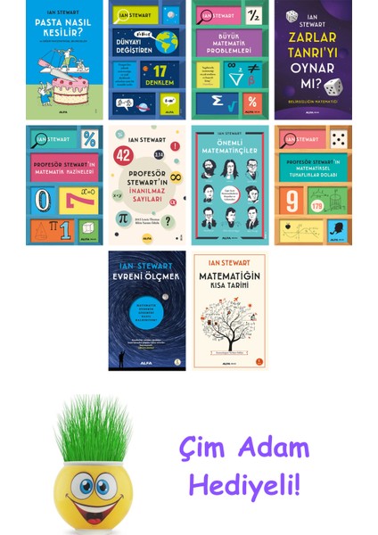 Ian Stewart 10 Kitap Seti + Çim Adam Hediye