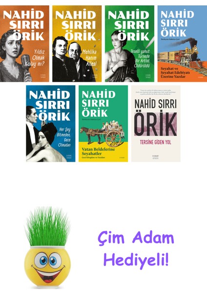 Nahid Sırrı Örik 7 Kitap Seti + Çim Adam Hediye