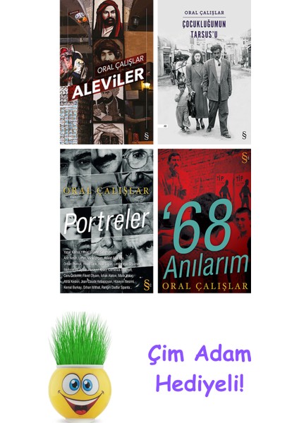 Oral Çalışlar 4 Kitap Seti + Çim Adam Hediye