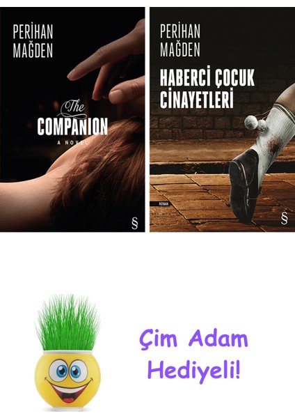 Perihan Mağden 2 Kitap Seti + Çim Adam Hediye