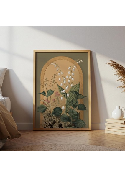 Vadi Zambağı: Adaçayı Yeşili Cottagecore Botanik Sanatı ()