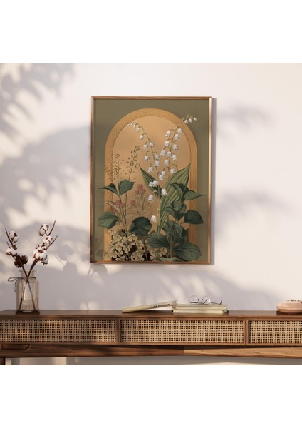 Vadi Zambağı: Adaçayı Yeşili Cottagecore Botanik Sanatı () fiyatları