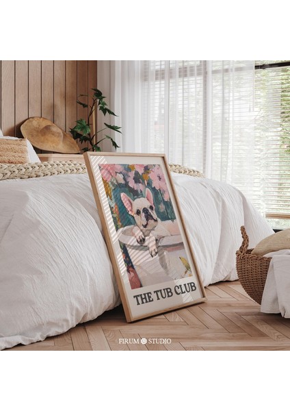 Küvette Fransız Bulldog Sanatı fiyatları