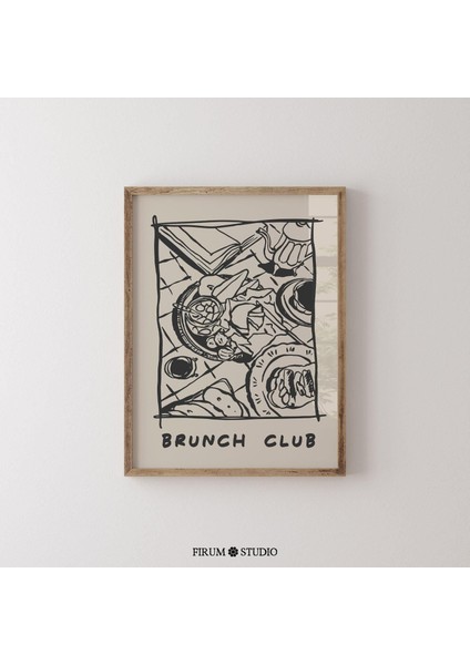 Brunch Club Duvar Sanatı, Eklektik Yemek Odası Sanatı fiyatları